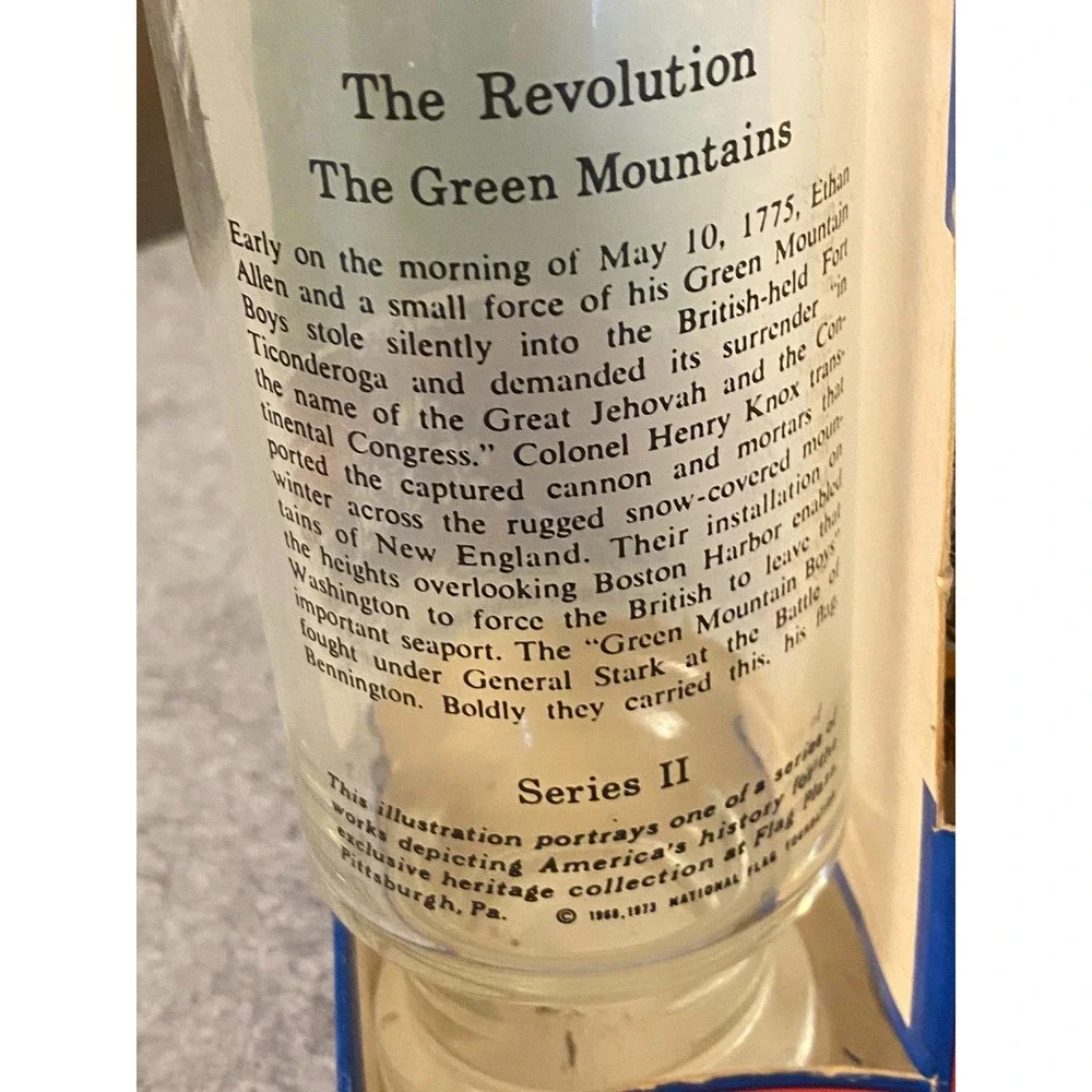 Anchor Hocking Series II The Revolution Bicentennial 6 pc Vintage Glasses NIB